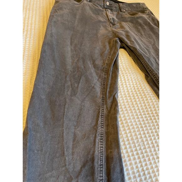 PrAna Men's Sustainer Slim Fit Charcoal Gray Corduroy Straight Leg Pants 36/32 - Picture 12 of 14